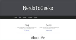 Desktop Screenshot of nerdstogeeks.com